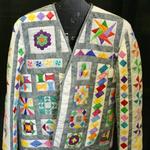 Wearable Art
Third Place
Entered by:	Nancy Richburg
	Plainview,  TX
Made by:	Nancy Richburg
Quilted by: 	Nancy Richburg
Pattern by:  Nancy Richburg
Coat of Many Colors
