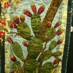 Challenge Quilt
Third Place
Entered by:	Dean Deerfield
	Midland,  TX
Made by:	Dean Deerfield
Quilted by: 	Dean Deerfield
Pattern by:  Dean Deerfield
Size: 	20 x 30
Cactus Jelly
