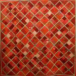 Pieced Two Person Quilt Large
Honorable Mention
Entered by:	Shirley Henry
	Midland,  TX
Made by:	Shirley Henry
Quilted by: 	Trish Gabbard
Pattern by:  June Fleming
Size: 	77 x 75
Red Square Quilt
