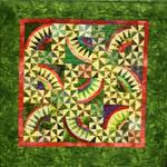 Miniature
Honorable Mention 
Entered by:	Ann Powell
	Canyon, TX
Made by:	Ann Powell
Quilted by: 	Ann Powell
Pattern by:  	Possibilities
Size: 	13 x 13
Tiny Pickle