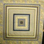 Pieced Two Person Quilt
Honorable Mention
Judges Choice  
Entered by:	Sally Noland
	Amarillo, TX
Made by:	Sally Noland
Quilted by: 	Cherri Eichhorn
Pattern by:  	Betinna Havig
Size: 	70 x 70
Texas Teatime Tablecloth

