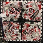 Challenge
Honorable Mention
Entered by:	Dean Deerfield
	Midland, TX
Made by:	Dean Deerfield
Quilted by: 	Dean Deerfield
Pattern by:  	Dean Deerfield
Pattern Name: Crazy Quilt
Size: 	24  x 24
All That Jazz