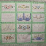 Specialty Quilt
Second Place
Entered by:	Cynthia Shattles
	Perryton, TX
Made by:	Cynthia Shattles
Quilted by: 	Vicki Kunka
Pattern by:  	Cynthia Shattles
Size: 	64.5 x 59.5
Pillowcases from Grandmother