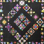 Appliqué Two Person or Group Quilt        
First Place
Entered by:	Nancy Richburg
	Plainview, TX
Made by:	Nancy Richburg
Quilted by: 	Joanne Gary
Pattern by:  	Aie Rossmann
Pattern Name: Affairs of the Heart
Size: 	85  x 85
Affairs of the Heart